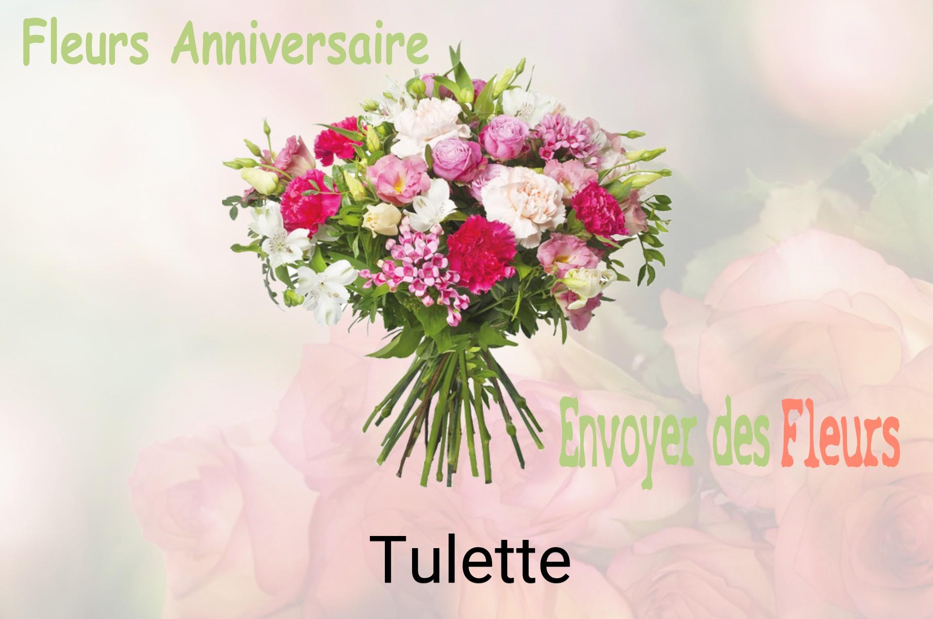 Bouquet de fleurs d’anniversaire livré à Tulette